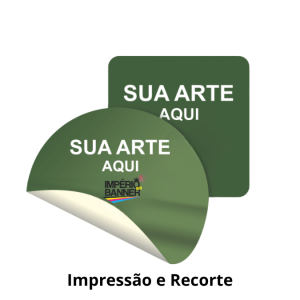 Adesivo impressão e recorte (m2)  M2    Etiquetas e Rótulos